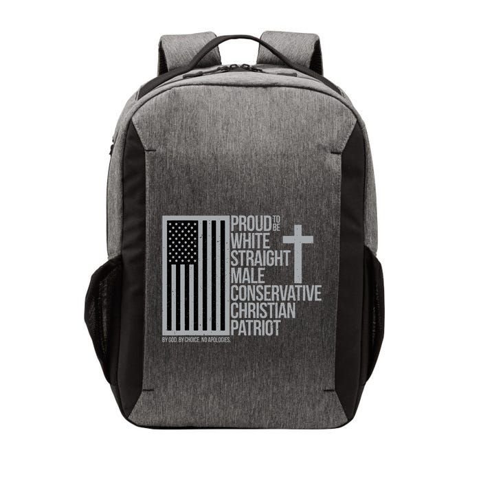 Proud Christian American Man Vector Backpack