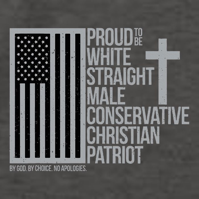 Proud Christian American Man Vector Backpack