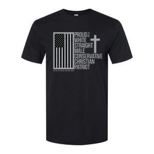 Proud Christian American Man Softstyle CVC T-Shirt