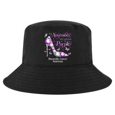 Pancreatic Cancer Awareness In November We Wear Purple Gift Cool Comfort Performance Bucket Hat