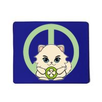 Persian Cat Anime Kitten Irish St Patricks Gift Mousepad