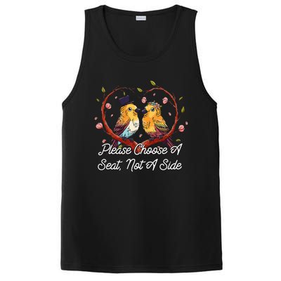 Please Choose A Seat Not A Side Wedding Party Pun PosiCharge Competitor Tank