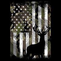 Patriotic Camo American Flag Deer Hunter Hunting Cute Gift Mug