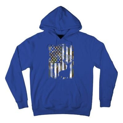 Patriotic Camo American Flag Deer Hunter Hunting Cute Gift Tall Hoodie