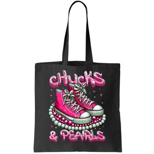 P.I.N.K Chucks And Pearls Women 2024 Tote Bag