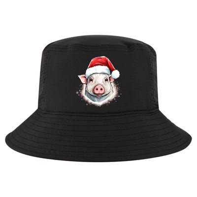 Pig Christmas Animal Lovers Gift Xmas Funny Gift Cool Comfort Performance Bucket Hat