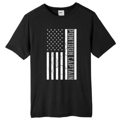 Pontoon Captain American Flag Pontooning Pontoon Boating Tall Fusion ChromaSoft Performance T-Shirt