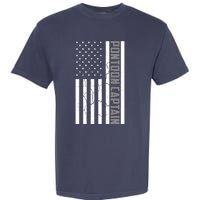 Pontoon Captain American Flag Pontooning Pontoon Boating Garment-Dyed Heavyweight T-Shirt