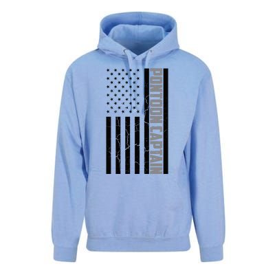 Pontoon Captain American Flag Pontooning Pontoon Boating Unisex Surf Hoodie