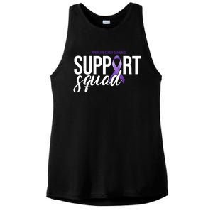 Pancreatic Cancer Awareness Support Squad Ladies PosiCharge Tri-Blend Wicking Tank