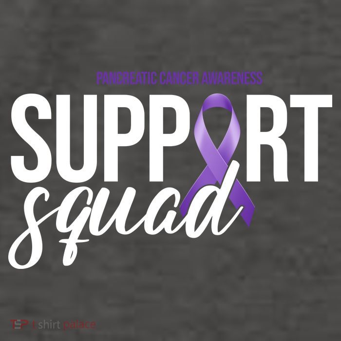 Pancreatic Cancer Awareness Support Squad Vector Backpack