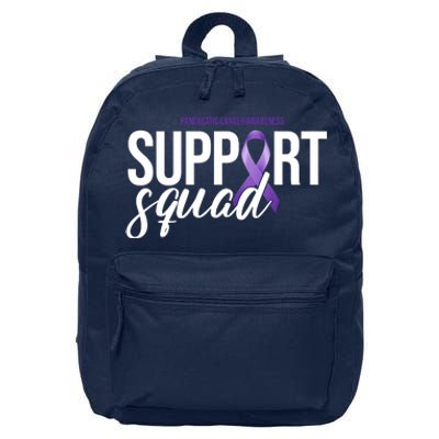 Pancreatic Cancer Awareness Support Squad 16 in Basic Backpack