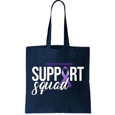 Pancreatic Cancer Awareness Support Squad Tote Bag