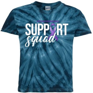 Pancreatic Cancer Awareness Support Squad Kids Tie-Dye T-Shirt