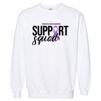 Pancreatic Cancer Awareness Support Squad Garment-Dyed Sweatshirt