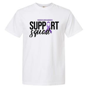 Pancreatic Cancer Awareness Support Squad Garment-Dyed Heavyweight T-Shirt