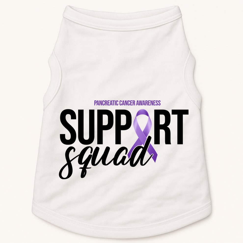 Pancreatic Cancer Awareness Support Squad Doggie Tank