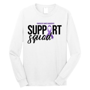 Pancreatic Cancer Awareness Support Squad Long Sleeve Shirt