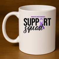 Pancreatic Cancer Awareness Support Squad 11oz C Handle Ceramic Mug