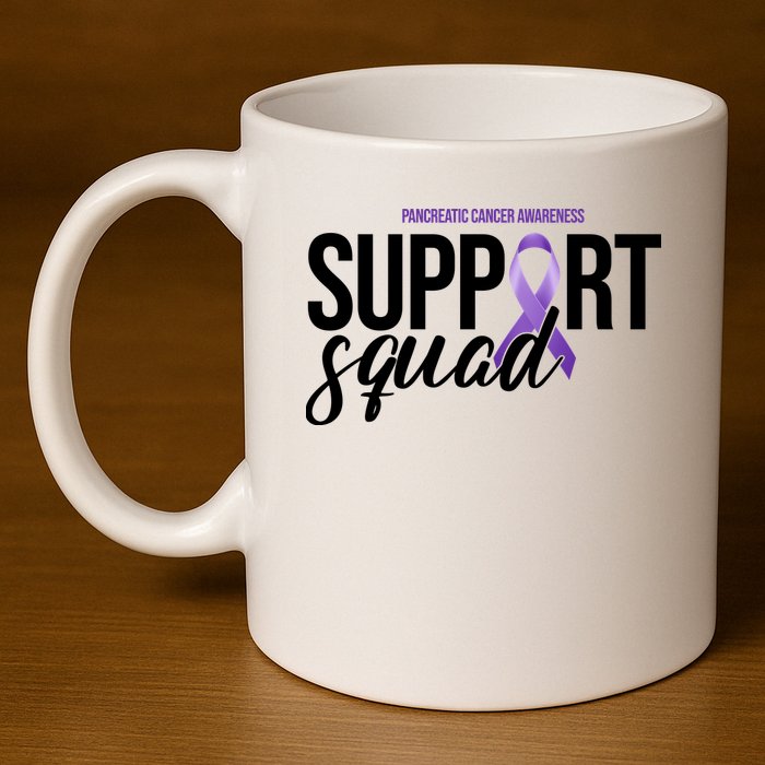 Pancreatic Cancer Awareness Support Squad 11oz C Handle Ceramic Mug
