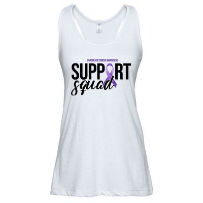 Pancreatic Cancer Awareness Support Squad Ladies Essential Flowy Tank