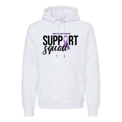 Pancreatic Cancer Awareness Support Squad Premium Hoodie