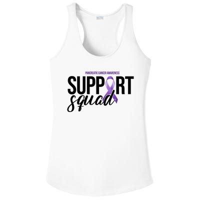 Pancreatic Cancer Awareness Support Squad Ladies PosiCharge Competitor Racerback Tank