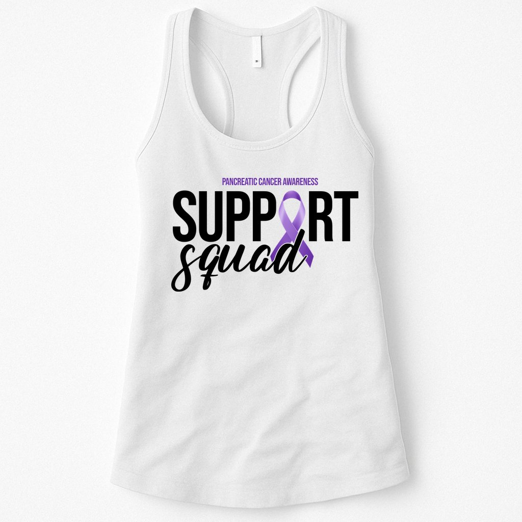 Pancreatic Cancer Awareness Support Squad Womens Tank Top