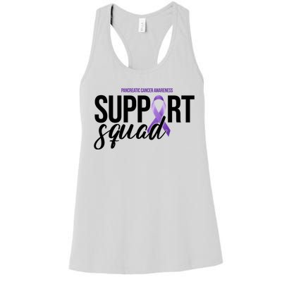 Pancreatic Cancer Awareness Support Squad Women's Racerback Tank