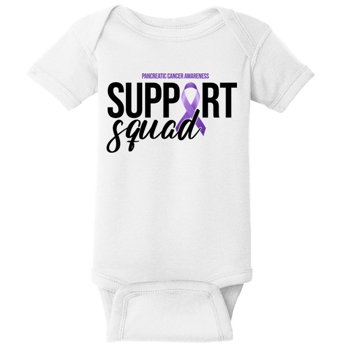 Pancreatic Cancer Awareness Support Squad Baby Bodysuit