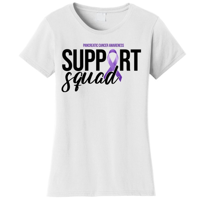 Pancreatic Cancer Awareness Support Squad Women's T-Shirt