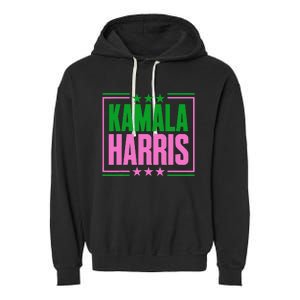 Pretty Cute Aka Kamala Harris 2024 Im With Her Kamala Garment-Dyed Fleece Hoodie