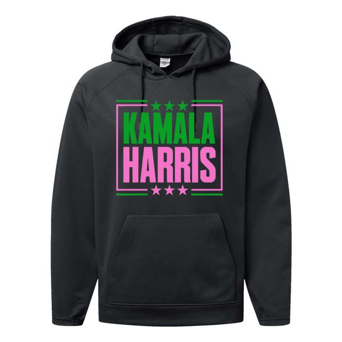 Pretty Cute Aka Kamala Harris 2024 Im With Her Kamala Performance Fleece Hoodie