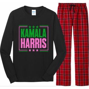 Pretty Cute Aka Kamala Harris 2024 Im With Her Kamala Long Sleeve Pajama Set