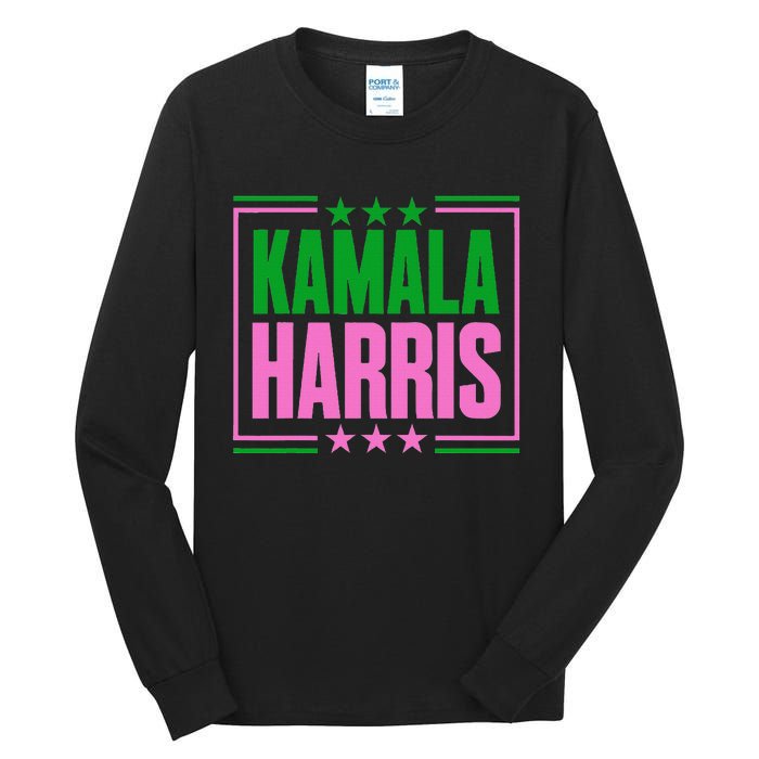 Pretty Cute Aka Kamala Harris 2024 Im With Her Kamala Tall Long Sleeve T-Shirt