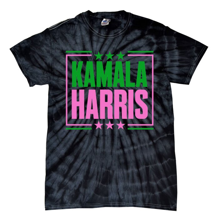 Pretty Cute Aka Kamala Harris 2024 Im With Her Kamala Tie-Dye T-Shirt