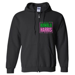 Pretty Cute Aka Kamala Harris 2024 Im With Her Kamala Full Zip Hoodie