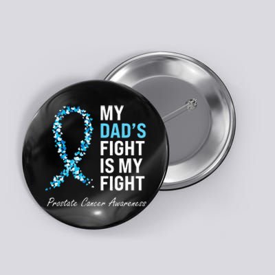 Prostate Cancer Awareness Light Blue Ribbon Dad Survivor Button