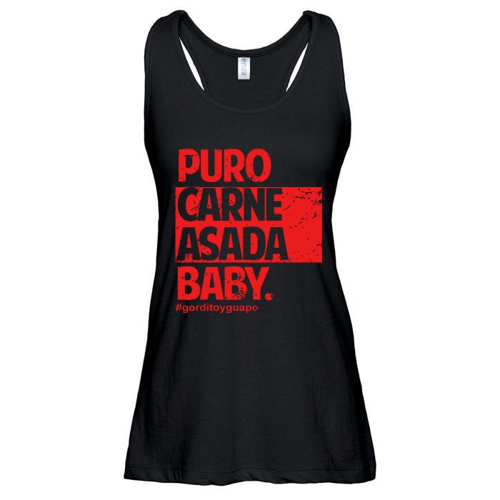 Puro Carne Asada Gorditoyguapo Ladies Essential Flowy Tank