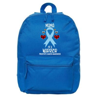 Prostate Cancer Awareness Mama Of A Warrior Mom Great Gift 16 in Basic Backpack