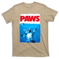 Paws Cat And Mouse Top, Cute Funny Cat Lover Parody Top T-Shirt