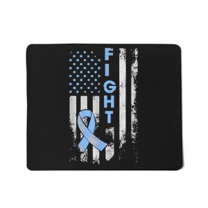 Prostate Cancer Awareness Fight American Flag Gifts Mousepad