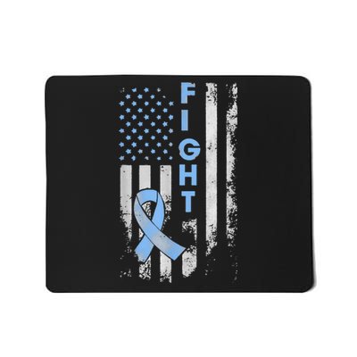 Prostate Cancer Awareness Fight American Flag Gifts Mousepad