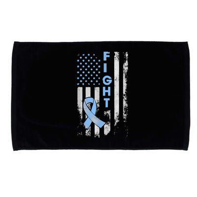 Prostate Cancer Awareness Fight American Flag Gifts Microfiber Hand Towel