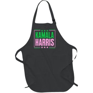 Pretty Cute Aka Kamala Harris 2024 Im With Her Kamala Full-Length Apron With Pockets