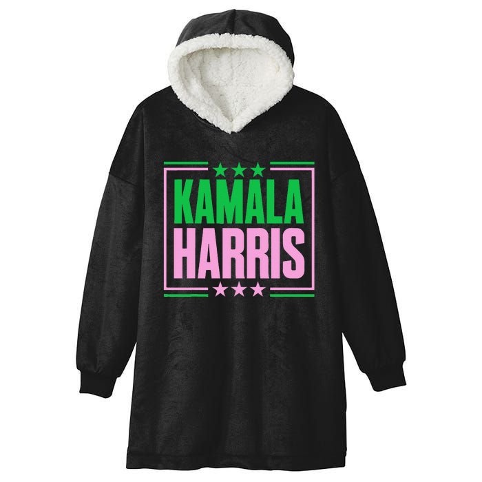 Pretty Cute Aka Kamala Harris 2024 Im With Her Kamala Hooded Wearable Blanket