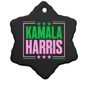 Pretty Cute Aka Kamala Harris 2024 Im With Her Kamala Ceramic Star Ornament