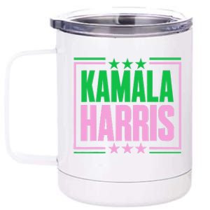 Pretty Cute Aka Kamala Harris 2024 Im With Her Kamala 12 oz Stainless Steel Tumbler Cup