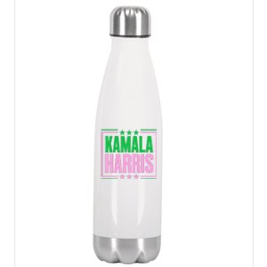 Pretty Cute Aka Kamala Harris 2024 Im With Her Kamala Stainless Steel Insulated Water Bottle