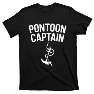 Pontoon Captain Anchor Captain Skipper T-Shirt